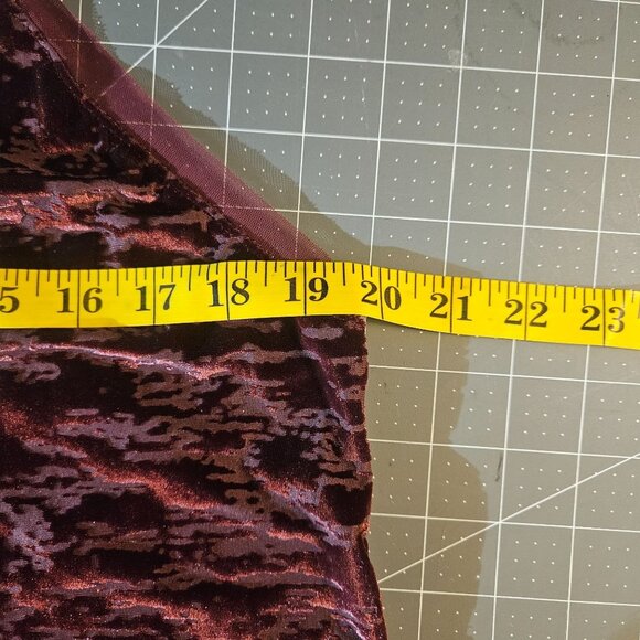 Worthington Women’s Top size 0X Velvetcore Y2Kcore Festivalcore Glamcore - Picture 9 of 12